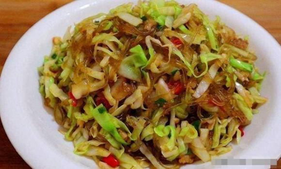 miến xào, bắp cải, dạy nấu ăn