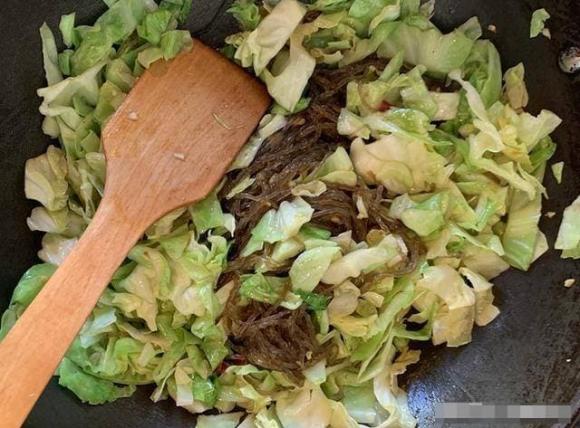 miến xào, bắp cải, dạy nấu ăn