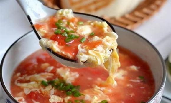 canh cà chua trứng, món trứng, súp trứng, dạy nấu ăn, mẹo nấu ăn